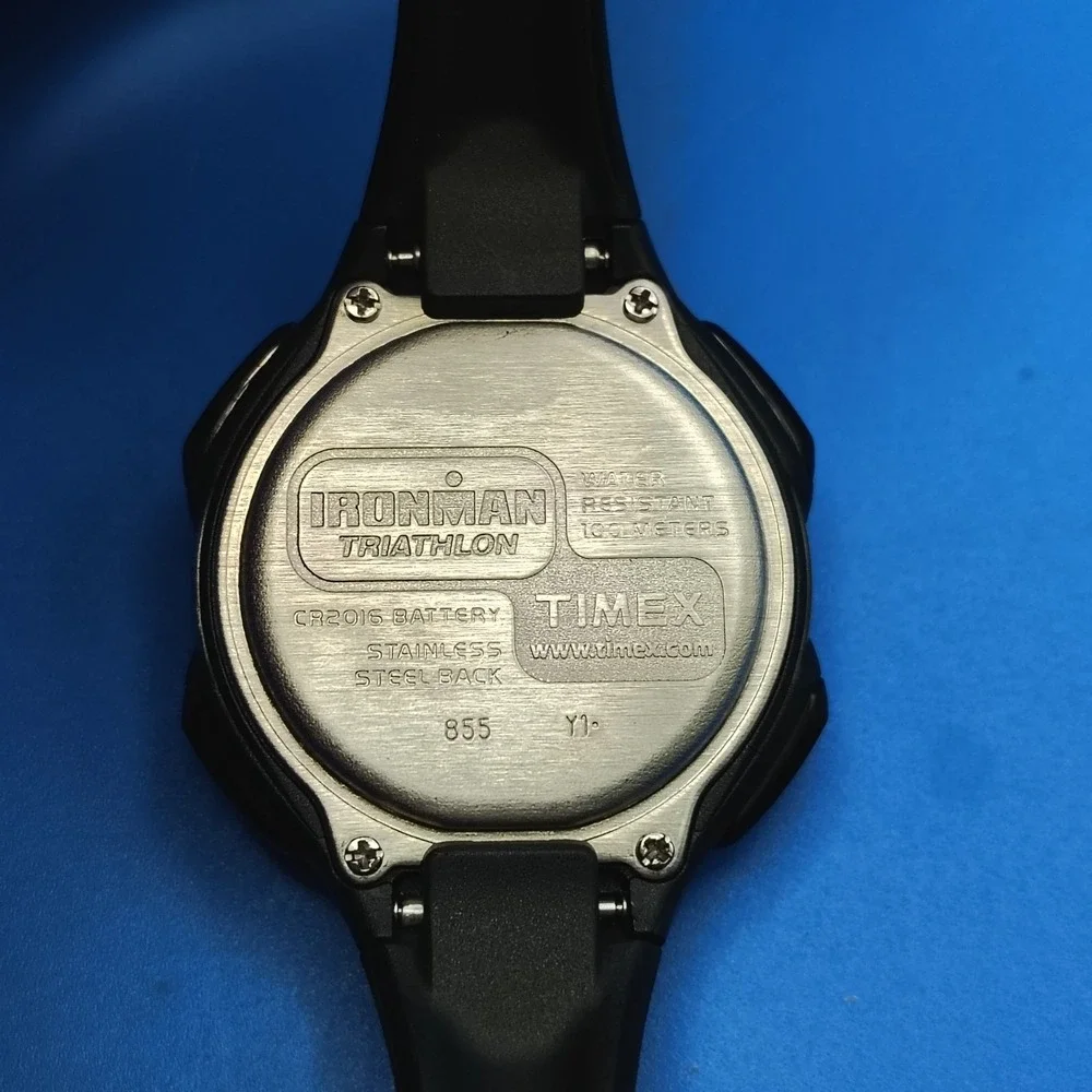 Vintage 2004 Timex Ironman Triathlon Indiglo‎ 42mm Women's Digital Sport Watch
